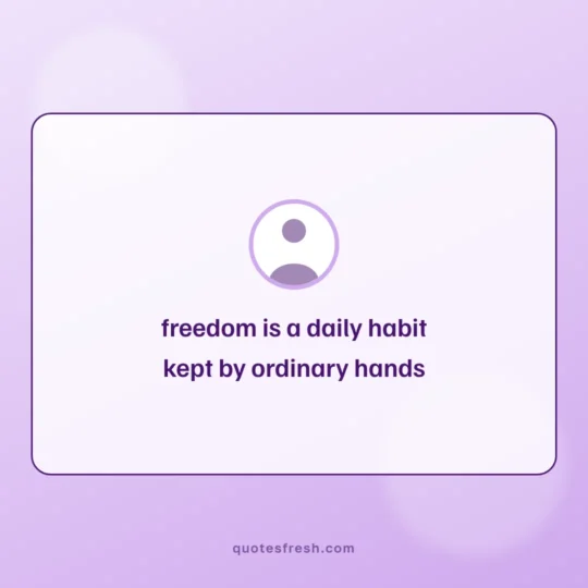 Holi Celebration Quotes card: freedom is a daily habit