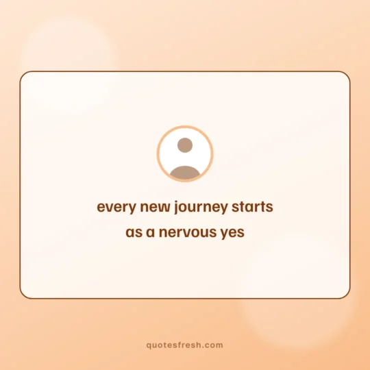 Travel Quotes card: every new journey starts